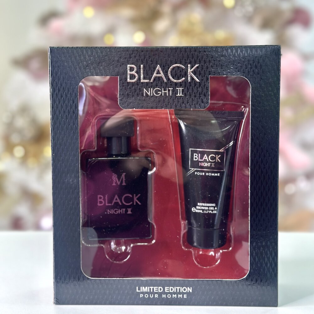 MONTAGE GIFT BOX PERFUME 50ML & SHOWER GEL 50ML | BLACK NIGHT 2