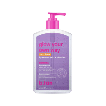 B.TAN ROCKS GLOW YOUR OWN WAY NEXT LEVEL | CLEAR SELF TAN GEL 437ML | ΕΝΤΟΝΟ ΜΑΥΡΙΣΜΑ | ΓΙΑ ΜΕΣΑΙΕΣ & ΣΚΟΥΡΕΣ ΕΠΙΔΕΡΜΙΔΕΣ