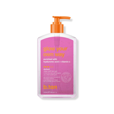 B.TAN ROCKS GLOW YOUR OWN WAY | CLEAR SELF TAN GEL 437ML | ΚΑΝΟΝΙΚΗ ΕΝΤΑΣΗ | ΓΙΑ ΑΝΟΙΧΤΟΧΡΩΜΕΣ & ΜΕΣΑΙΕΣ ΕΠΙΔΕΡΜΙΔΕΣ