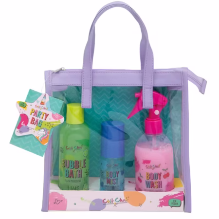 Chit Chat party bag | Bubble bath + Body mist + Body wash