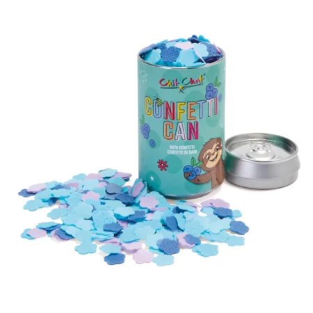 Chit Chat bath confetti can | Blueberry