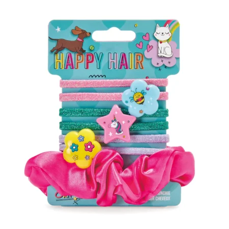 Chit Chat happy hair bobble & scrunchie set