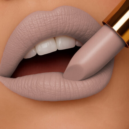 WABI BEAUTY MATTE INVASION LIPSTICK | CONGO BROWN