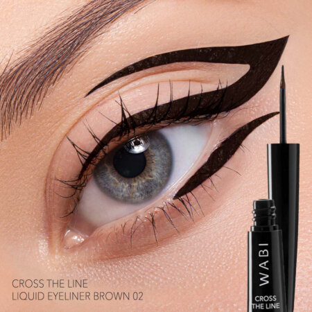 WABI BEAUTY CROSS THE LINE EYELINER | 02 BROWN