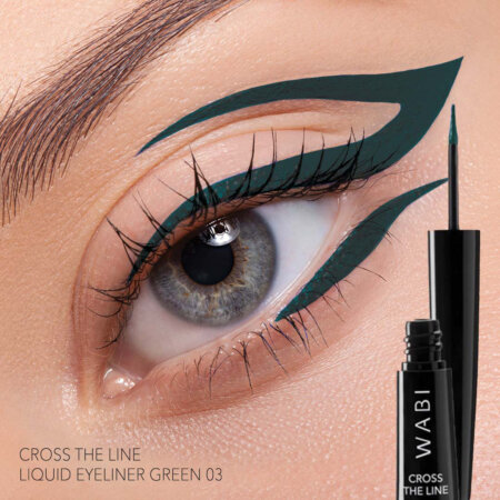 WABI BEAUTY CROSS THE LINE EYELINER | 03 GREEN