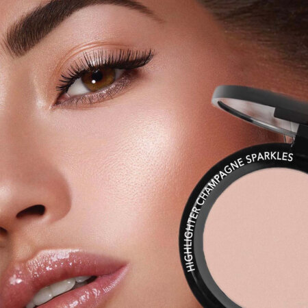 WABI BEAUTY COMPACT HIGHLIGHTER | CHAMPAIGN SPARKLES