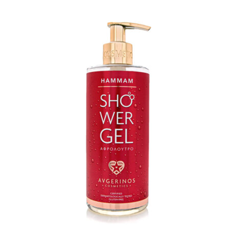 AVGERINOS COSMETICS SHOWERGEL 300ml  HAMMAM | Αίσθηση αναζωογόνησης & φρεσκάδας με άρωμα ανατολίτικης βανίλιας.