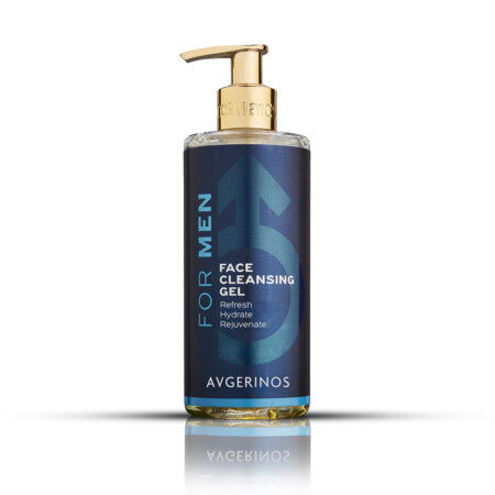 AVGERINOS COSMETICS FACE CLEANSING GEL | Καθαριστικό προσώπου σε μορφή γέλης 300ml | Καθαρίζει, ενυδατώνει, καταπραύνει.