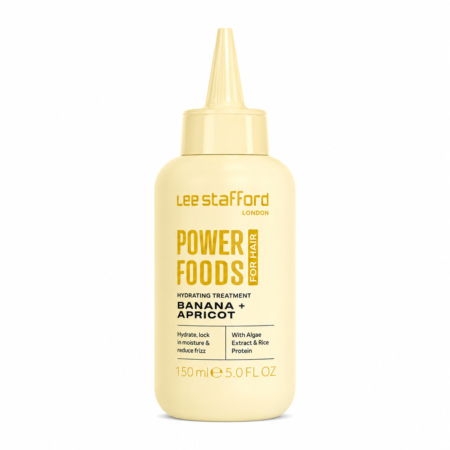 LEE STAFFORD POWERFOODS HYDRATING TREATMENT 150ML | BANANA & APRICOT | ΘΕΡΑΠΕΙΑ ΕΝΥΔΑΤΩΣΗΣ ΓΙΑ ΞΗΡΑ ΚΑΙ ΤΑΛΑΙΠΩΡΗΜΕΝΑ ΜΑΛΛΙΑ
