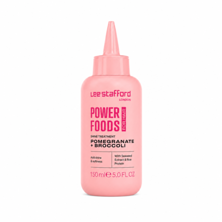 LEE STAFFORD POWERFOODS SHINE TREATMENT 150ML | BROCCOLI & POMEGRANATE | ΘΕΡΑΠΕΙΑ ΕΝΤΟΝΗΣ ΛΑΜΨΗΣ ΓΙΑ ΘΑΜΠΑ & ΑΤΟΝΑ ΜΑΛΛΙΑ