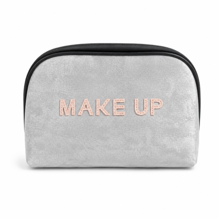 VELVET MUSE MAKEUP BAG BABY BLUE-GREY