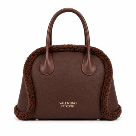 Valentino Creations Féline Bouclé Bag - Brown