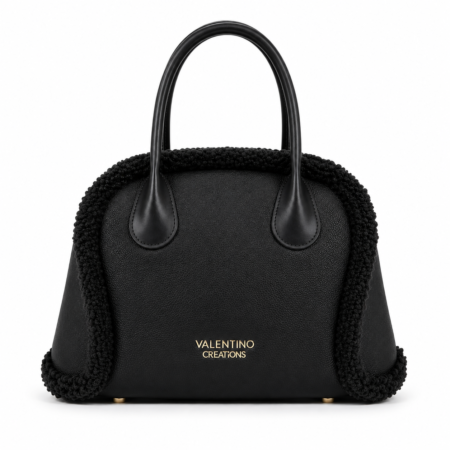 Valentino Creations Féline Bouclé Bag - Black