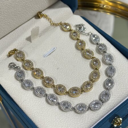 Celeste Stainless Steel Riviera Bracelet