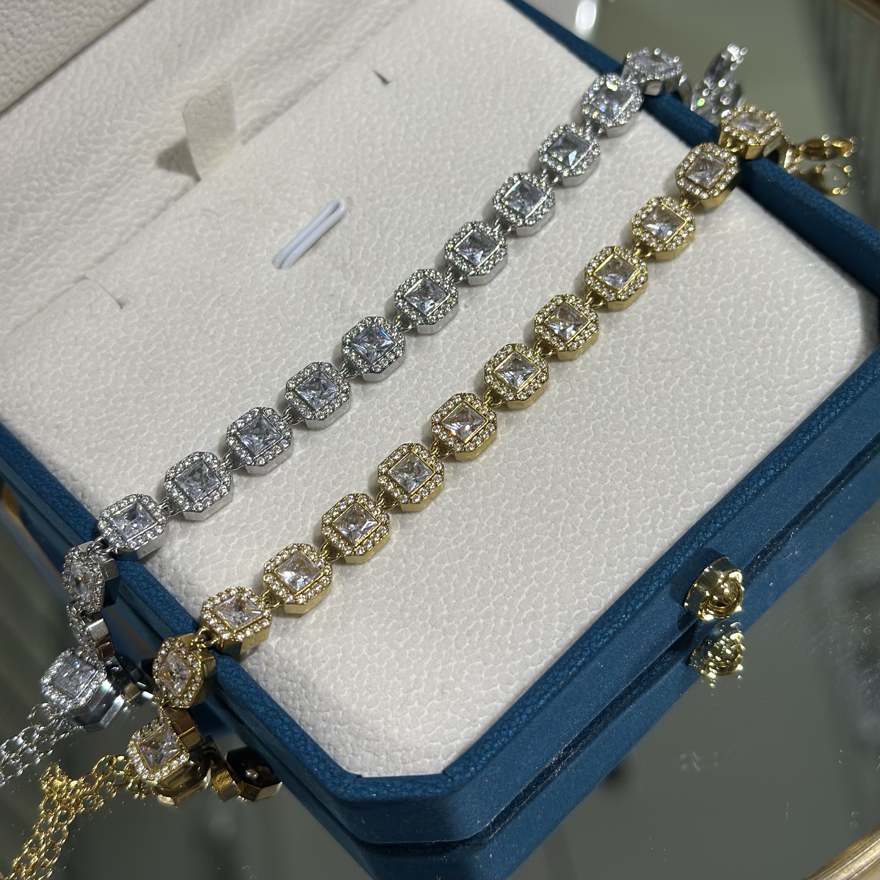 Amélie Stainless Steel Riviera Bracelet