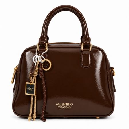 Valentino Creations Dolce Barrel Bag – Dark Brown