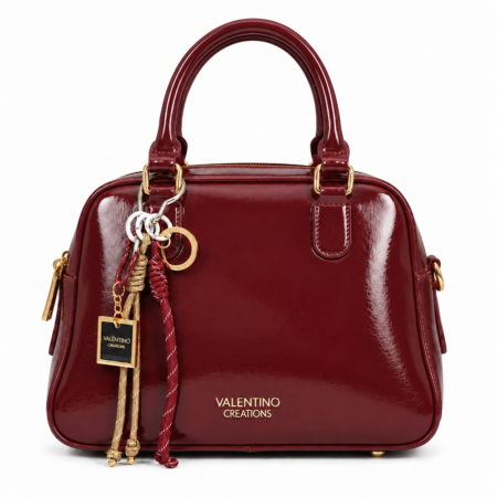 Valentino Creations Dolce Barrel Bag – Bordeaux
